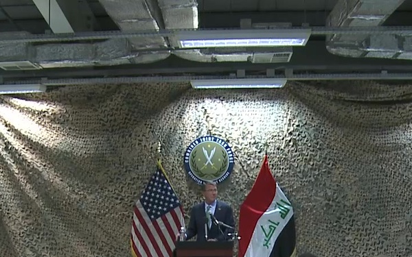 Carter Meets Troops in Baghdad