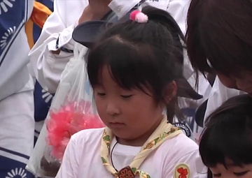 B-roll of the 60th Annual Iwakuni Festival parade