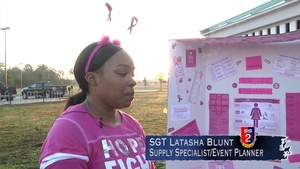 Spartans wear pink for a cause