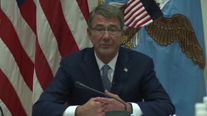 Carter Conducts News Conference in Brussels