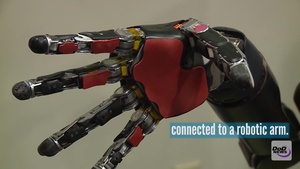 Man Feels Sensations Through Robotic Arm