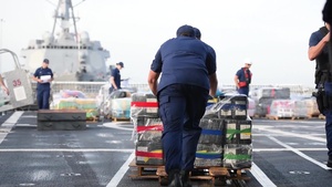 Coast Guard offloads approximately 20 tons of cocaine