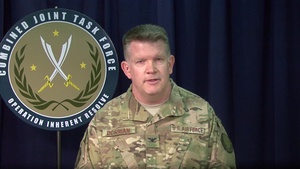 OIR Spokesman Briefs Pentagon Reporters