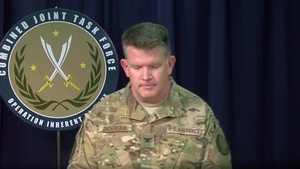 OIR Spokesman briefs Pentagon Reporters