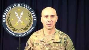 XVIII ABC Command Sergeant Major motivates his soldiers for the EFMB