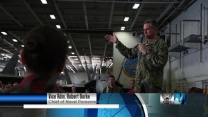 All Hands Update:  CNP Burke and FLTCM Beldo Visit Ike