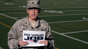 New England Patriots Shout-out from Maj Gurganus
