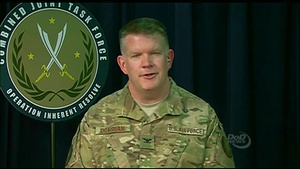 Inherent Resolve Spokesman Updates Reporters
