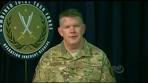 OIR Spokesman briefs Pentagon reporters