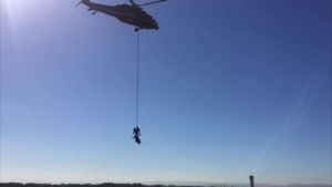 CBP Black Hawk Fast Rope Exercise