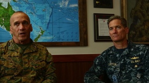 Blue Chromite 2017:  Maj. Gen. Simcock and Rear Adm. Dalton Interview Pt. 1