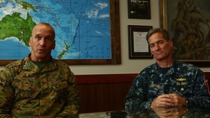 Blue Chromite 2017:  Maj. Gen. Simcock and Rear Adm. Dalton Interview Pt. 3