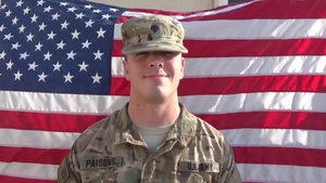Spc. Parsons - Sacramento Kings Shoutout