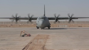 First Iraqi C-130 to Land at Qayyarah West Airfield