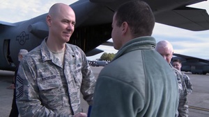 Director and Command Chief of the Air National Guard Visit 103rd Airlift Wing (Without Titles)