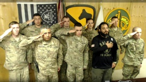 Oakland Raiders Salute to Soldiers