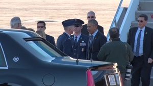 President Obama visits Pease Air National Guard Base