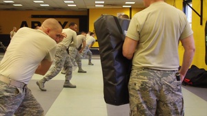108th Security Forces Airmen Train with Baton