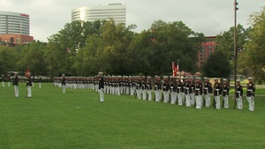 Marine Barracks Washington Sunset Parade Aug.  9, 2016