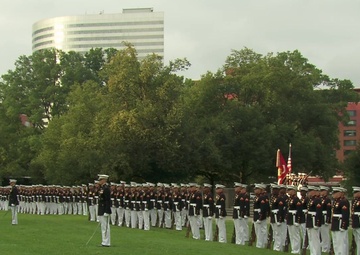 Marine Barracks Washington Sunset Parade Aug.  9, 2016