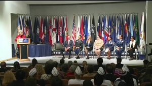 Carter Speaks at Women's Memorial Veterans Day Observance