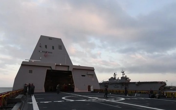 USS Zumwalt (DDG 1000) Departure from Naval Station Mayport