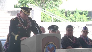 Oahu Veterans Council Veterans Day Ceremony Soundbites