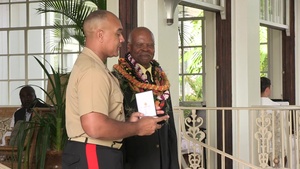 Montford Point Marine receives Congressional Gold Medal B-Roll
