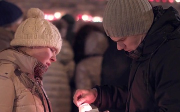 Candles lit across Latvia (without subtitles)