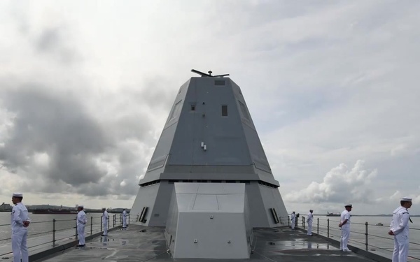 USS Zumwalt Arrives in Cartagena, Colombia