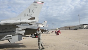 301st Fighter Wing marshall and take off