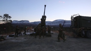 U.S. Marines Fire Tanks and Artillery in Norway