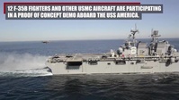 USS America's Test: Lightning Carrier Proof of Concept Demonstration