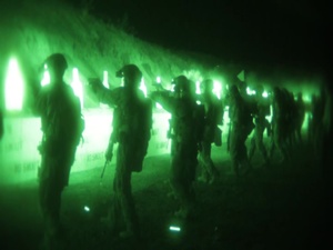 1st Recon Battalion Conducts Night Shoot (B-Roll)