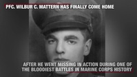 Pfc. Wilbur C. Mattern Laid to Rest