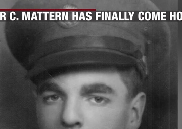 Pfc. Wilbur C. Mattern Laid to Rest