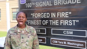 Command Sgt. Maj. Tara Washington Holiday Greetings