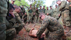 Marines work with Brazilians during Exercise Formosa