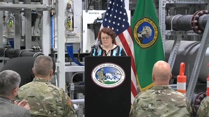 JBLM Wastewater Treatment Plant Ribbon Cutting