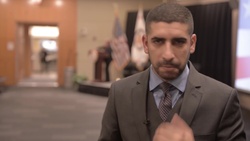 Medal of Honor Recipient, U.S. Army Capt. Florent Groberg recognized by USCIS