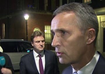 NATO Secretary General in London: Doorstep Statement