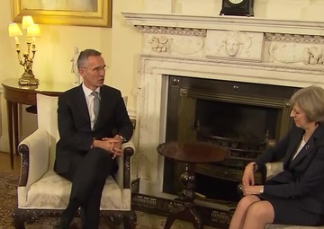 NATO Secretary General in London Bilateral Meeting