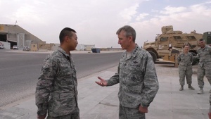 COMACC visits 386th AEW, praises Airmen's contributions to the fight