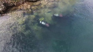 NATO helps Montenegro find and destroy buried explosives B-Roll