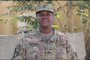 Sgt. 1st Class Tracey Brown