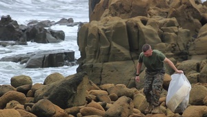 Iwakuni Marines attend historic cleanup on Iwo Jima