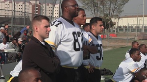 Army vs Navy Flag Football on Humphreys-TV