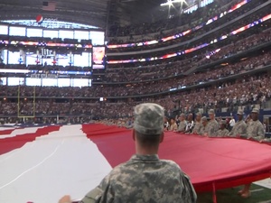 Cowboys vs Ravens Pregame Salute