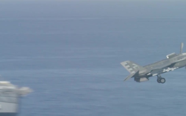 F-35B Lightning II Conducts Operations Aboard USS America (LHA 6)