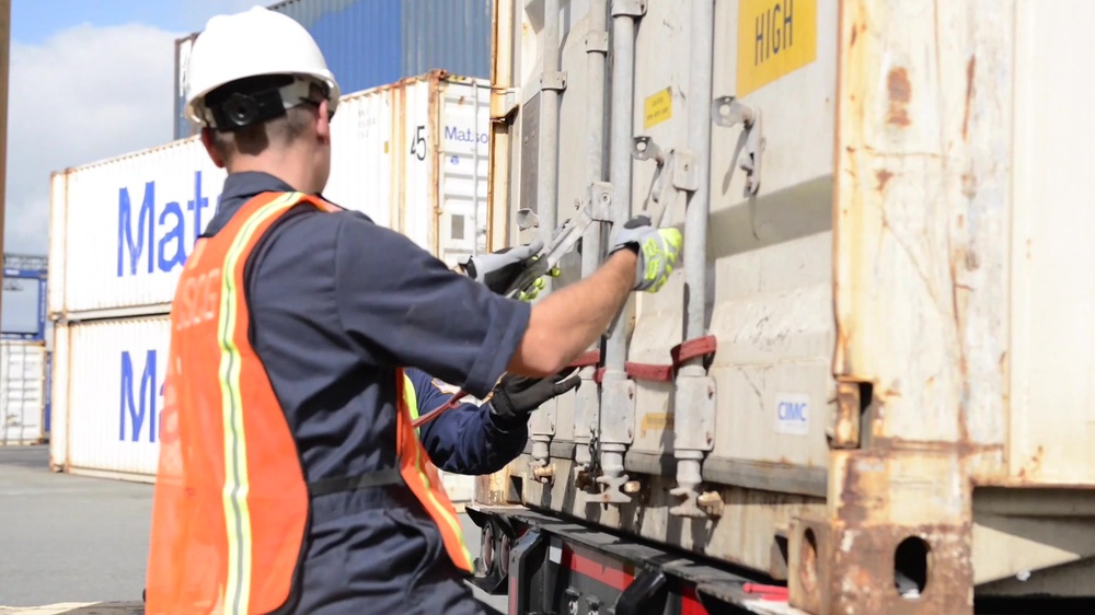 DVIDS Video MultiAgency Strike Force Operations inspect containers